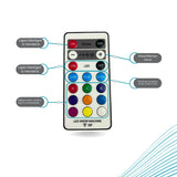 Máquina de Neve Artificial 1800W com LED RGB