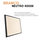 Luminária Painel Led 60x60 48w Sobrepor Quadrado