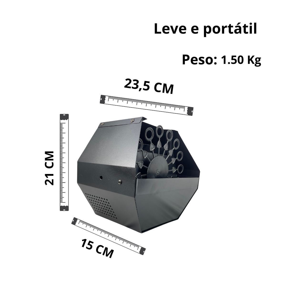 Máquina de bolhas de sabão profissional bivolt