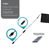 Painel LED Matrix Flexível e aderente Letreiro luminoso Bluetooth