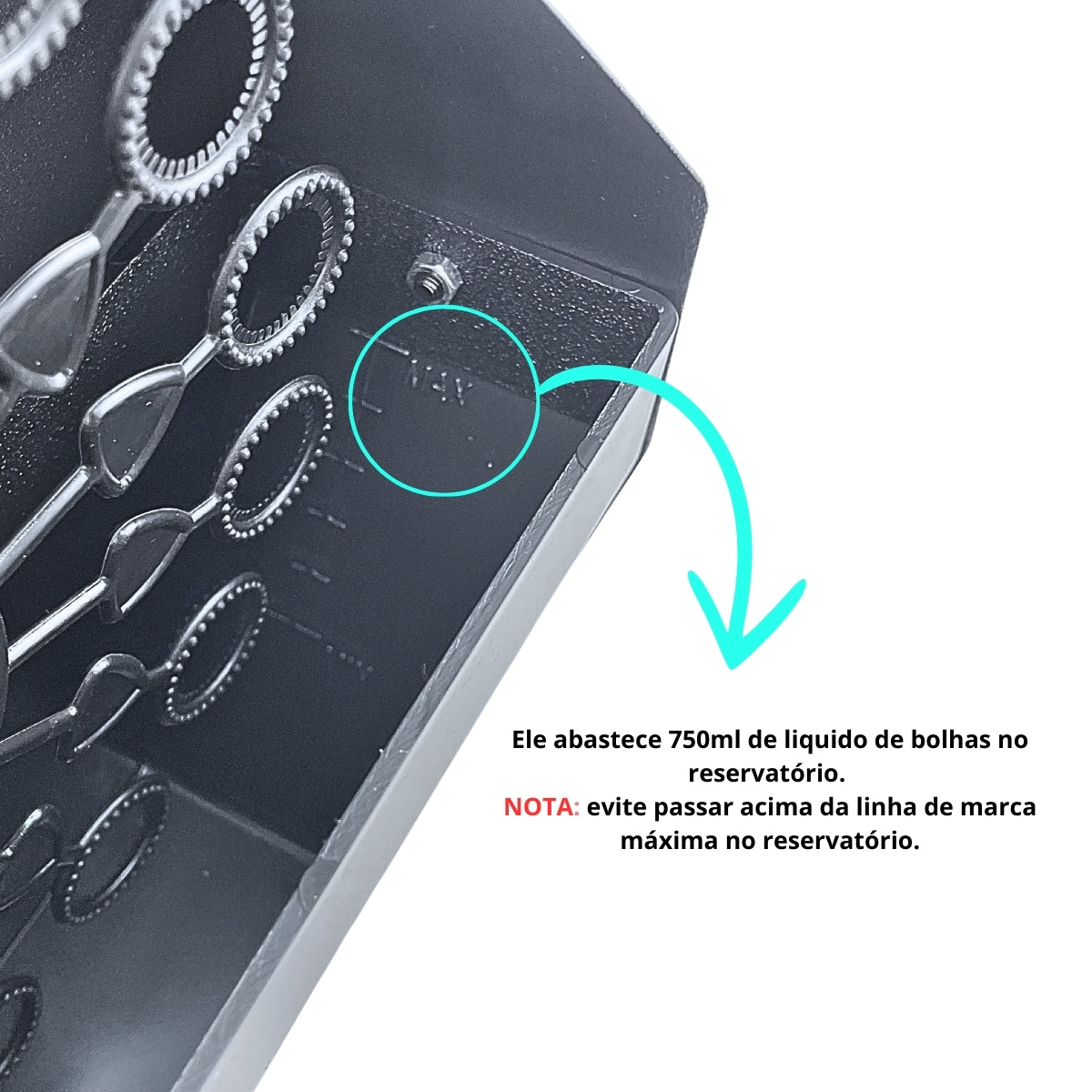 Máquina de bolhas de sabão profissional bivolt