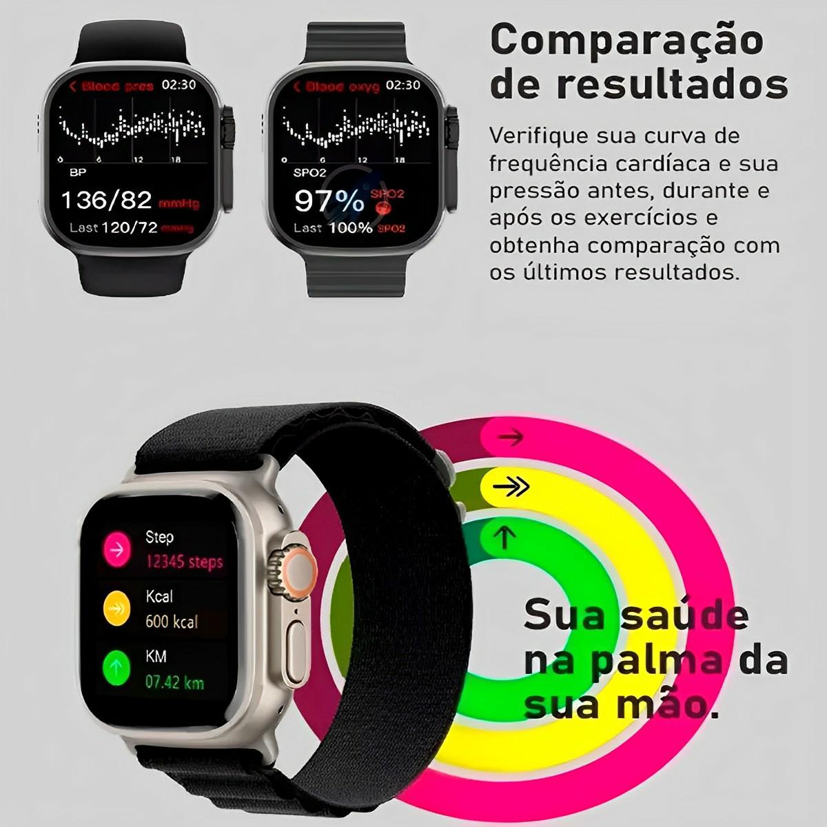 Relógio Smartwatch X8 Ultra Nfc 8 Series