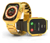 Smartwatch Inteligente Bw15 Ultra Max Golden Edition 2 pulseiras