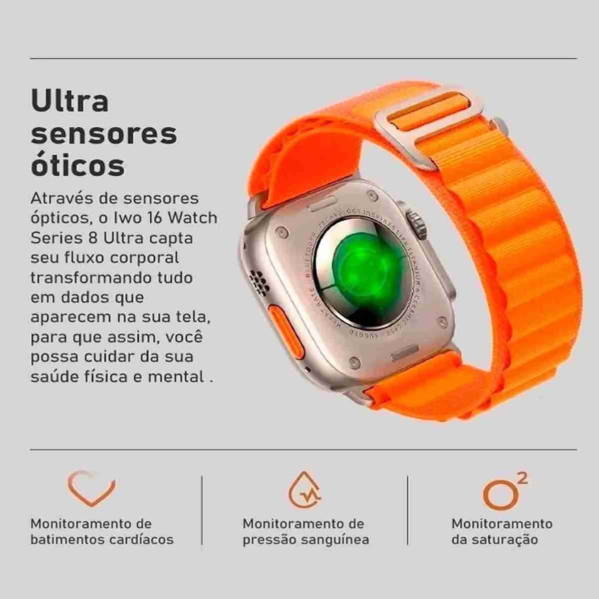 Relógio Smartwatch X8 Ultra Nfc 8 Series