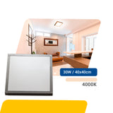 Luminária Painel Led 40x40 30w Sobrepor Quadrado