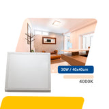 Luminária Painel Led 40x40 30w Sobrepor Quadrado