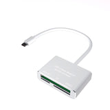 Tipo C Otg 3.0 Para Tf Sd Cf Cartões Leitor Adaptador Alumin