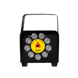 Máquina de Fumaça 9 LEDs 750w Rgb Com Strobo Controle Sem Fio