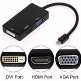 Cabo Adaptador Displayport 3 Em 1 Para Hdmi Dvi Vga 1037