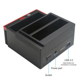 Dock Station Usb 3.0 Clone Hd 3 Hds Ssd 2.5 3.5 Sata Ide
