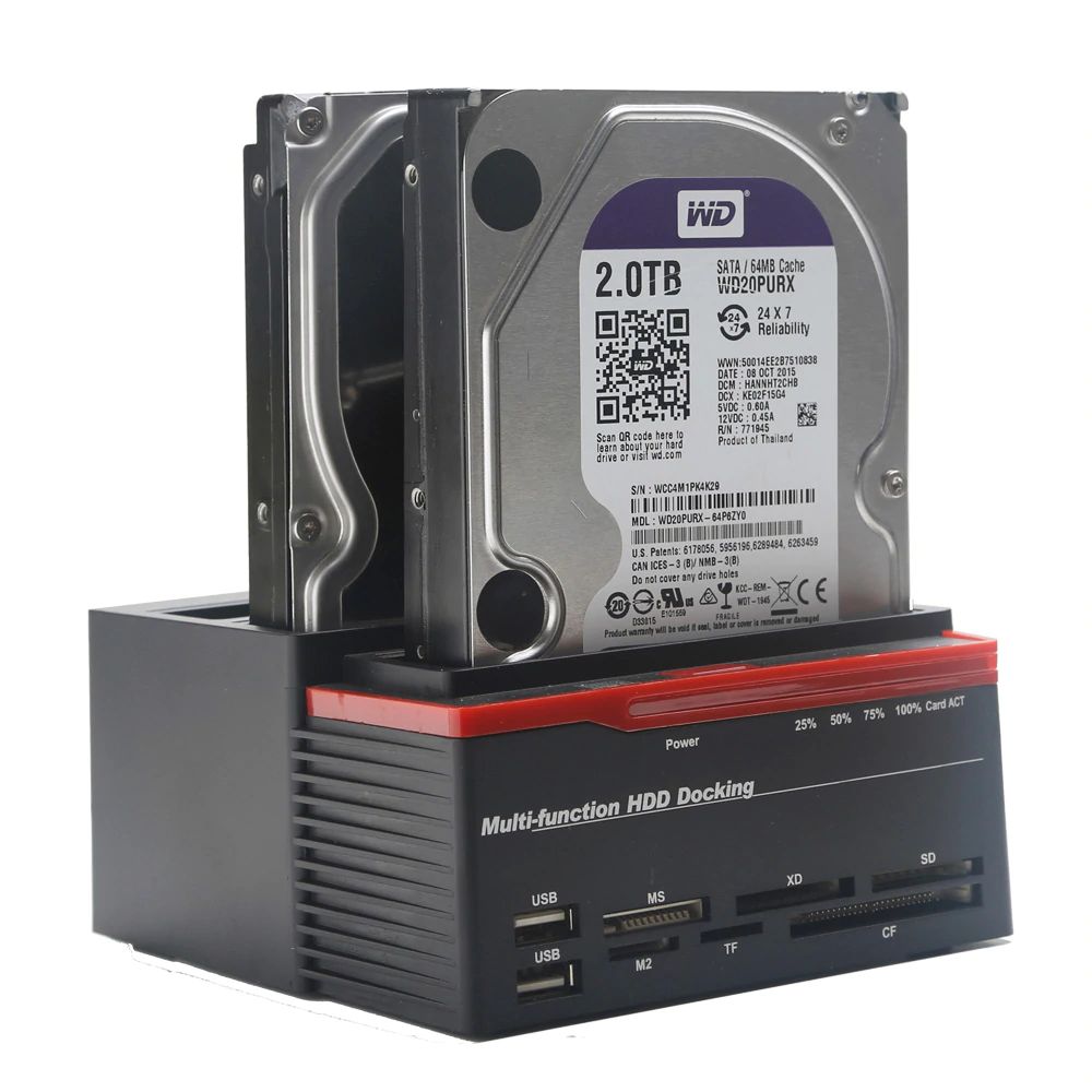 Dock Station Usb 3.0 Clone Hd 3 Hds Ssd 2.5 3.5 Sata Ide