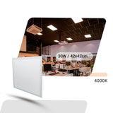Painel Led 42x42 30w Embutir Quadrado luminária