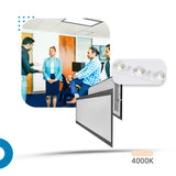 Painel led 32x62 36w Embutir Retangular Luminária