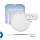 Painel Led 30x30 24W Embutir Redondo Luminária