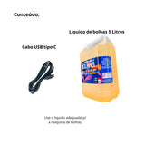 Maquina de bolhas de Sabão portátil Profissional
