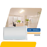 Painel led 30x60 36w Sobrepor Retangular Luminária Palide