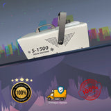 Máquina de Neve Artificial 1500W com LED RGB