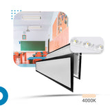 Painel Led 22x122 36W Embutir Retangular Luminária