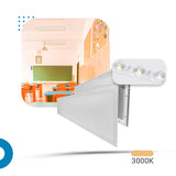 Painel Led 22x122 36W Embutir Retangular Luminária