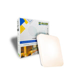 Plafon Led 23X23 18w Sobrepor Quadrado Borda Infinita c/ brilho