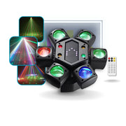 Moving Head Light Combo 6 Em 1 80w Iluminação DJ Dmx512