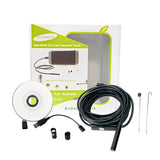 Câmera Endoscópica USB 7mm  2m Borescope com 6 LEDs  Ajustáveis