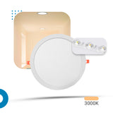 Painel Led 30x30 24W Embutir Redondo Luminária