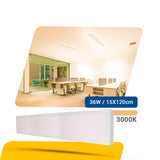 Painel Led 15x120 36W Sobrepor Retangular Luminária