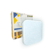 Plafon Led 43x43 30w-60w Multicor Sobrepor Quadrado Borda Infinita