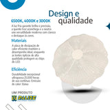 Plafon Led Flower de Teto 26cm c/forma de Flor e brilho 18w