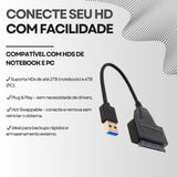Cabo Conversor Adaptador Ssd Hd Sata Note 2.5 Usb 3.0 141