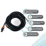 Cabo Força Painel Led Powercon True1 Linoya 3x2,5mm - 9m