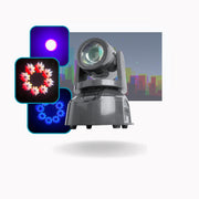 Moving Head Led Beam 100w Rgbw Prisma Strobo E Gobo Giratório