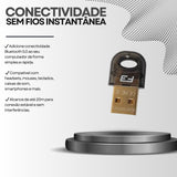 Adaptador Bluetooth Usb 5.0 Controle Xbox/ps3/ps4 No Pc 1449