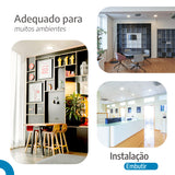 Painel Plafon Led 22cm 18w Embutir Redondo Luminária