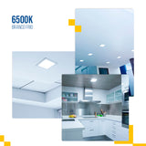 Painel Plafon Led 22x22 18w Embutir Quadrado Luminária