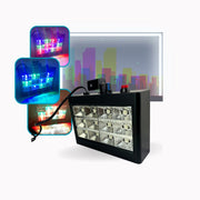 Strobo 12 Leds RGB 15w Room Sensor Rítmico