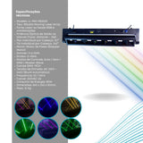 Ribalta Moving Laser Pan E Tilt Saída 6 Saídas Laser RGB Professional DMX