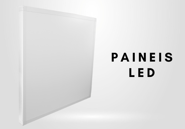 Painéis de Led, de alta qualidade sustentáveis fabricados em Brasil, luminárias protegidas com lentes óticas em casa LED. 