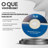 Adaptador Bluetooth Usb 5.0 Controle Xbox/ps3/ps4 No Pc 1449