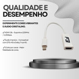 Adaptador Mini DisplayPort para HDMI F3 – Full HD 1080p (Compatível com Thunderbolt 1 e 2)