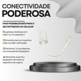 Adaptador USB-C para Mini DisplayPort (Mini DP) Palide – Resolução 4K e 60Hz