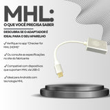 Cabo Adaptador USB-C para HDMI 4K Palide – Alta Performance e Espelhamento MHL