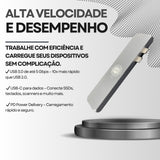 Adaptador Hub 7 em 1 Palide T808 – Dual USB-C para MacBook Pro e Air