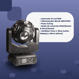 Moving Head Magic Ball beam football RGBW 12 Led 15W