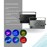Mini Painel Strobo LED 60W DMX512 RGB e Âmbar para DJ, Palco e Eventos