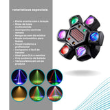 Moving Head Light Combo 6 Em 1 80w Iluminação DJ Dmx512