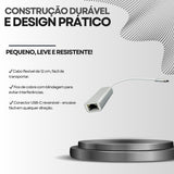 Adaptador Usb-c 3.0 Para Ethernet 10/1000 Mbps Rj45 Type-c