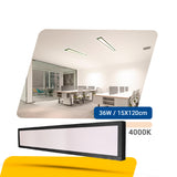 Painel Led 15x120 36W Sobrepor Retangular Luminária