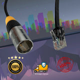 Cabo de Rede Cat5e U/UTP 21 m com Conector RJ45 Reforçado – Uso em Painéis de LED e Displays Digitais